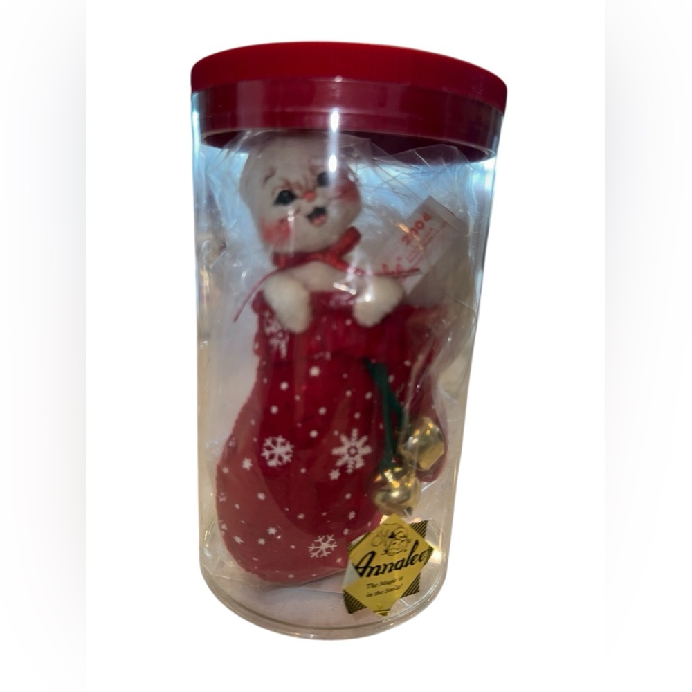 Vintage 2004 Annalee 3” “Kitten in Mitten” Christmas Ornament - Picture 3 of 3
